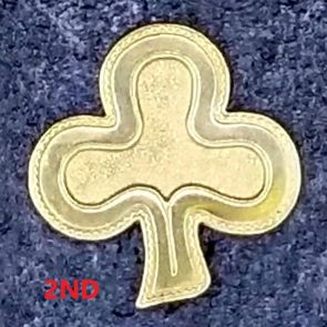 2ND CORPS BADGE.BRASS